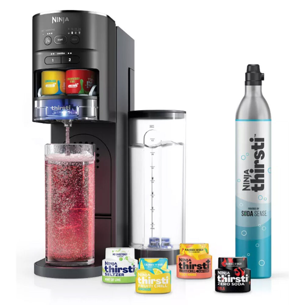 image of Thirsti Drink System with 60L CO Cylinder and Flavored Water Drops