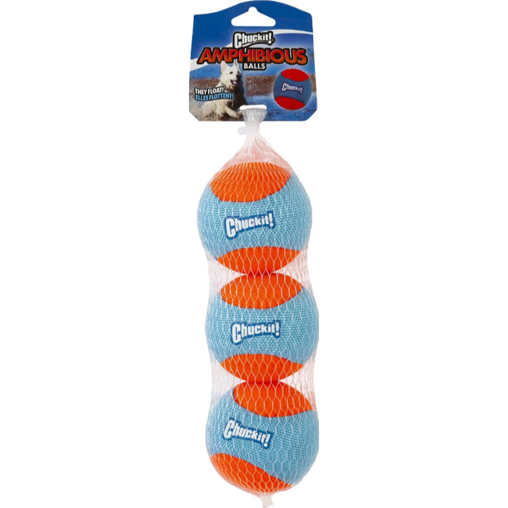 image of Amphibious Balls Dog Toy, 3 pk