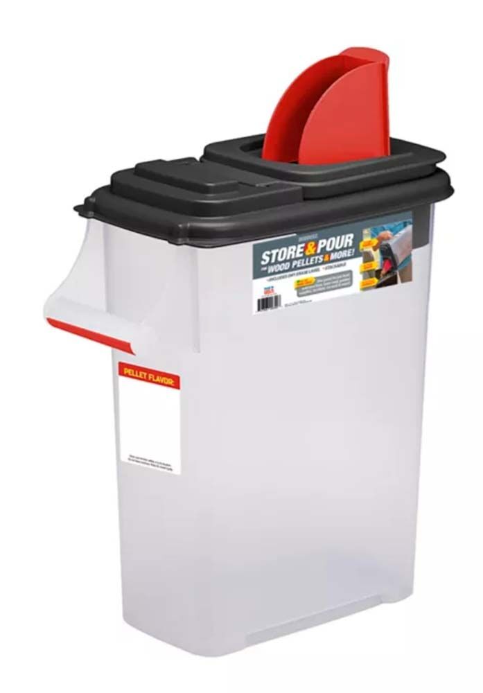 image of Wood Pellet Storage Dispenser, 4 gal