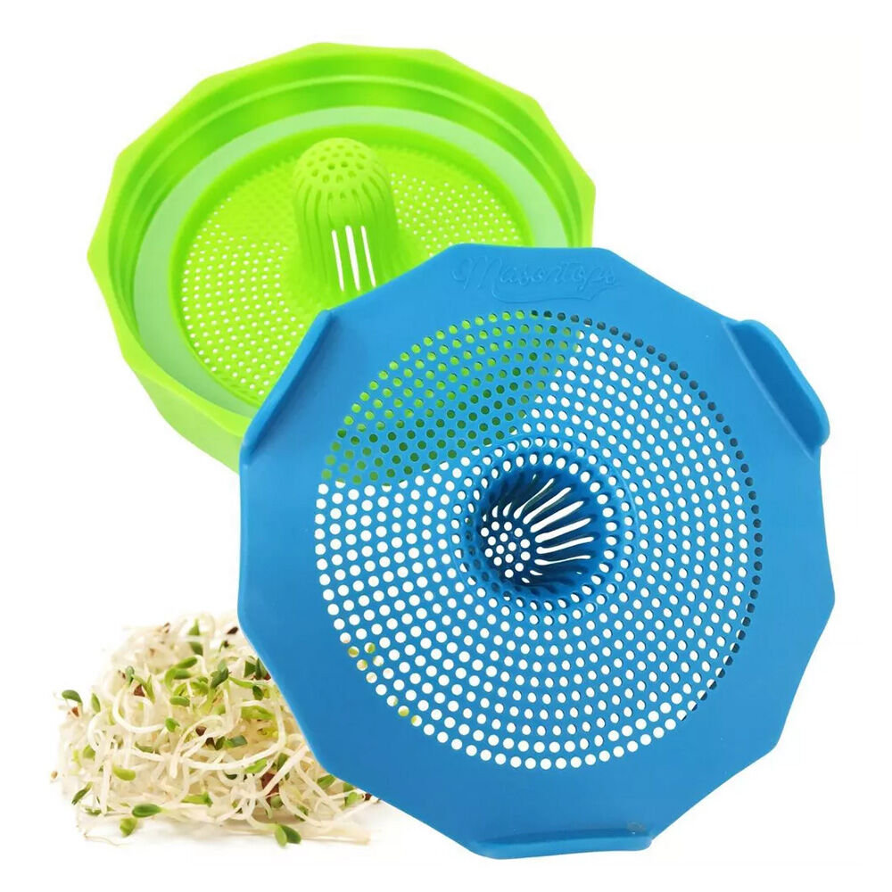 image of Bean Screen Sprouting Lids, 2 pk