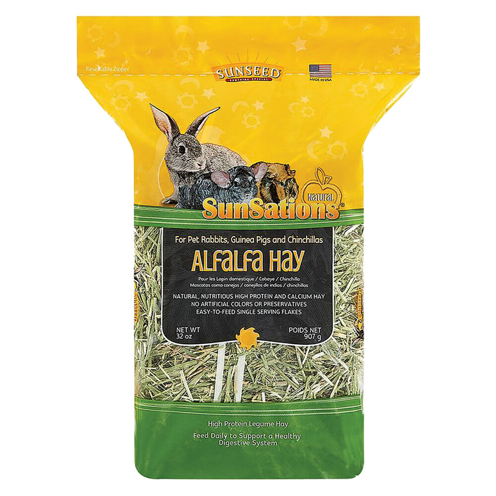 image of Sunsations Natural Alfalfa Hay, 32 oz