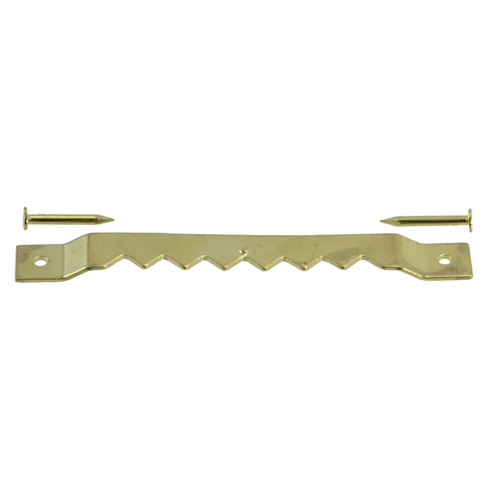 image of Large Brass Saw Picture Hanger