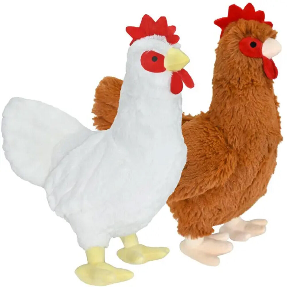 image of Assorted Plush Chicken Dog Toy (Style May Vary)