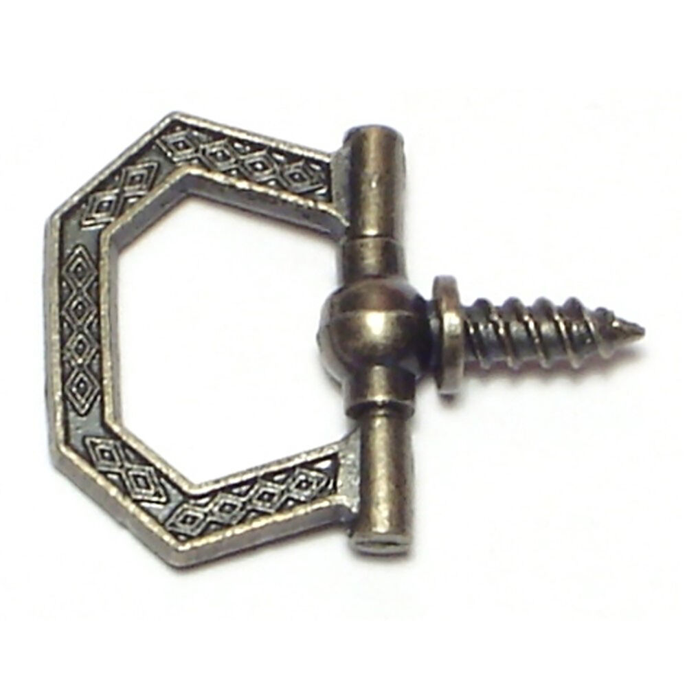 image of Hexagon Decor Brass Ring 23526