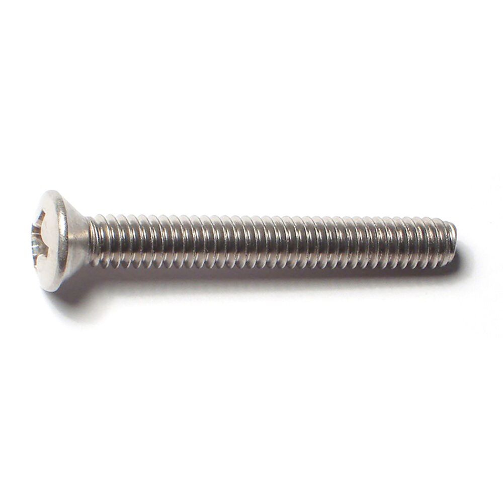 image of 1/4-20 X 2 Phillips Oval Machine Screw