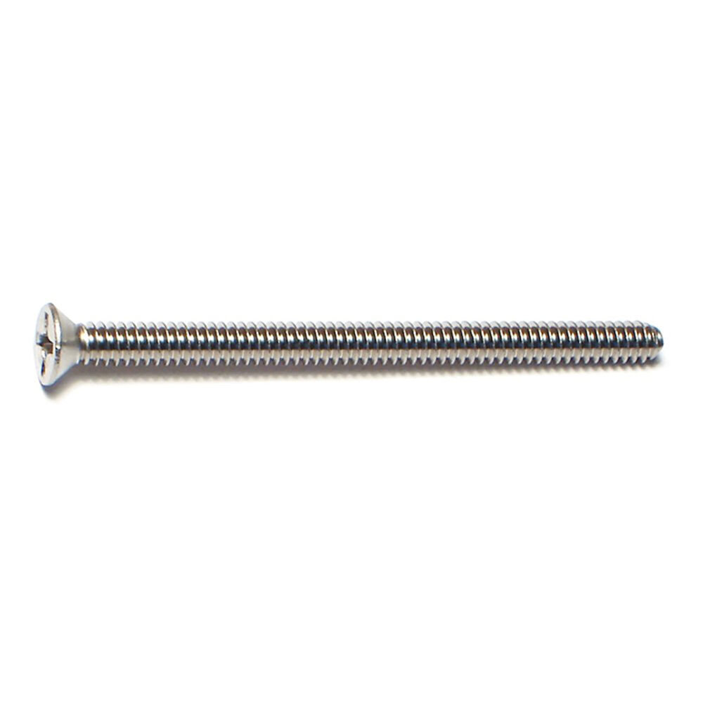 image of 6-32 X 2 Phillips Flat Machine Screw