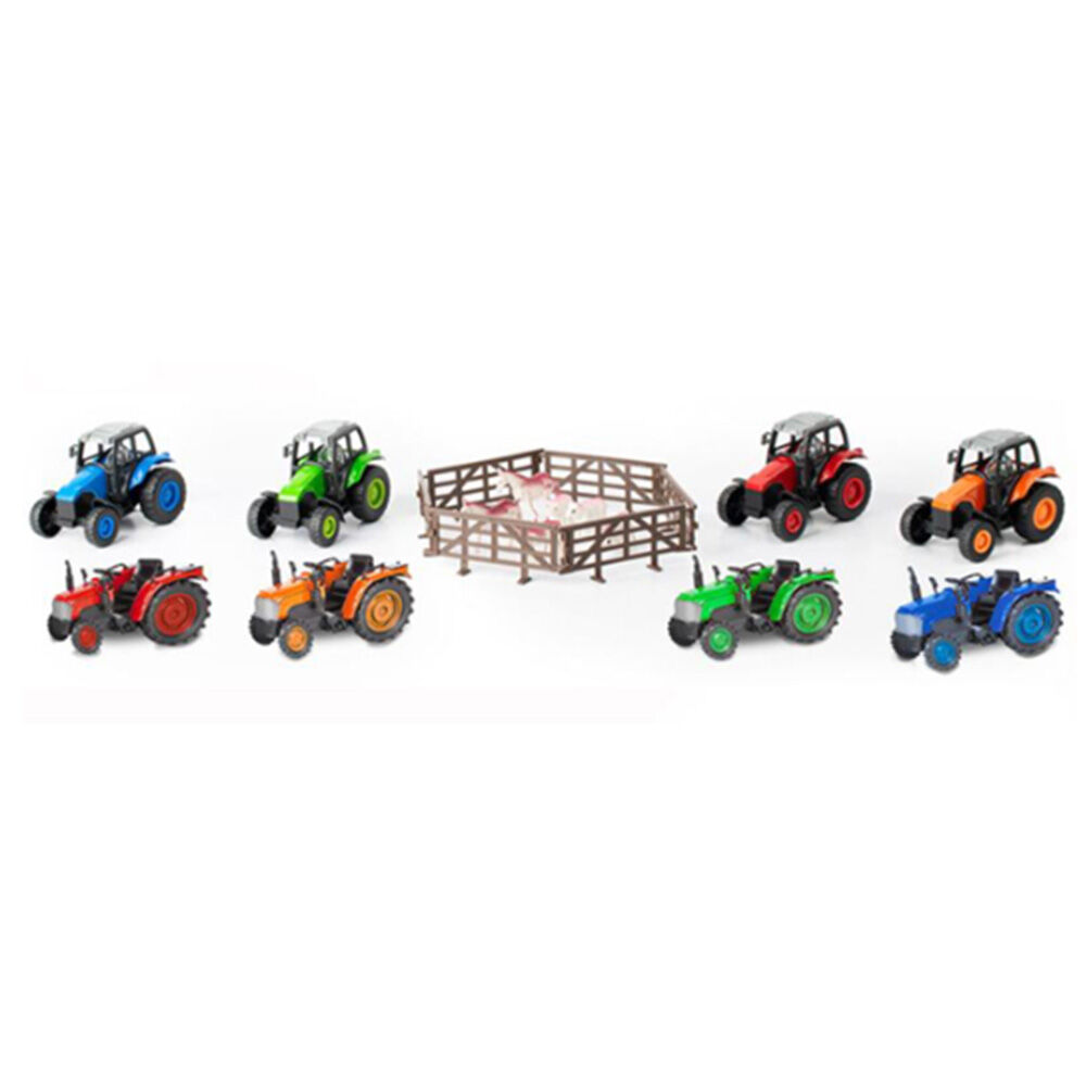 image of Diecast Farm Tractor Set 20 pc