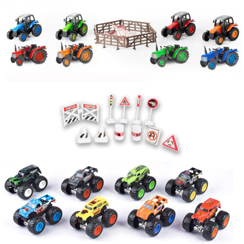 image of Assorted Diecast Tractors/Trucks, 20 pc (Style May Vary)