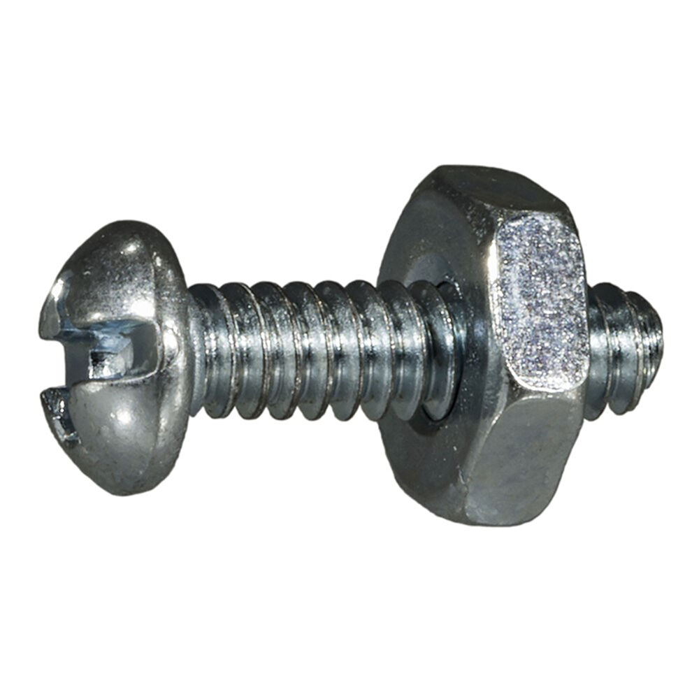 image of 6-32 x 1/2 Combo Round Machine - 23972