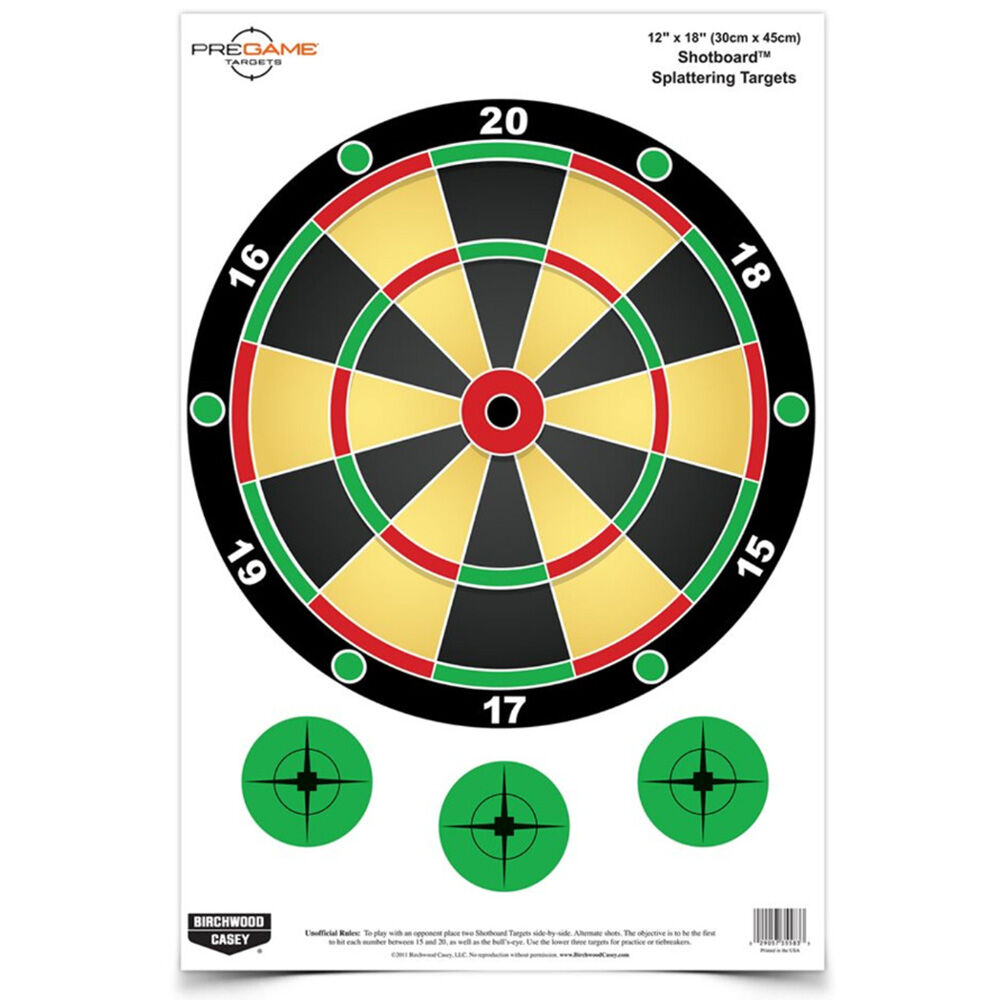 image of 12 in x 18 in Shotboard- PREGAME, 8 pk