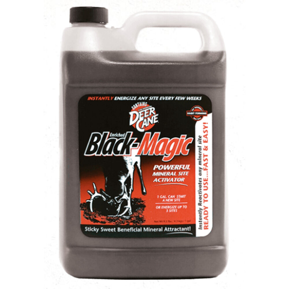 image of Liquid Game Attractant- Black Magic, Molasses Flavored, 1 gal