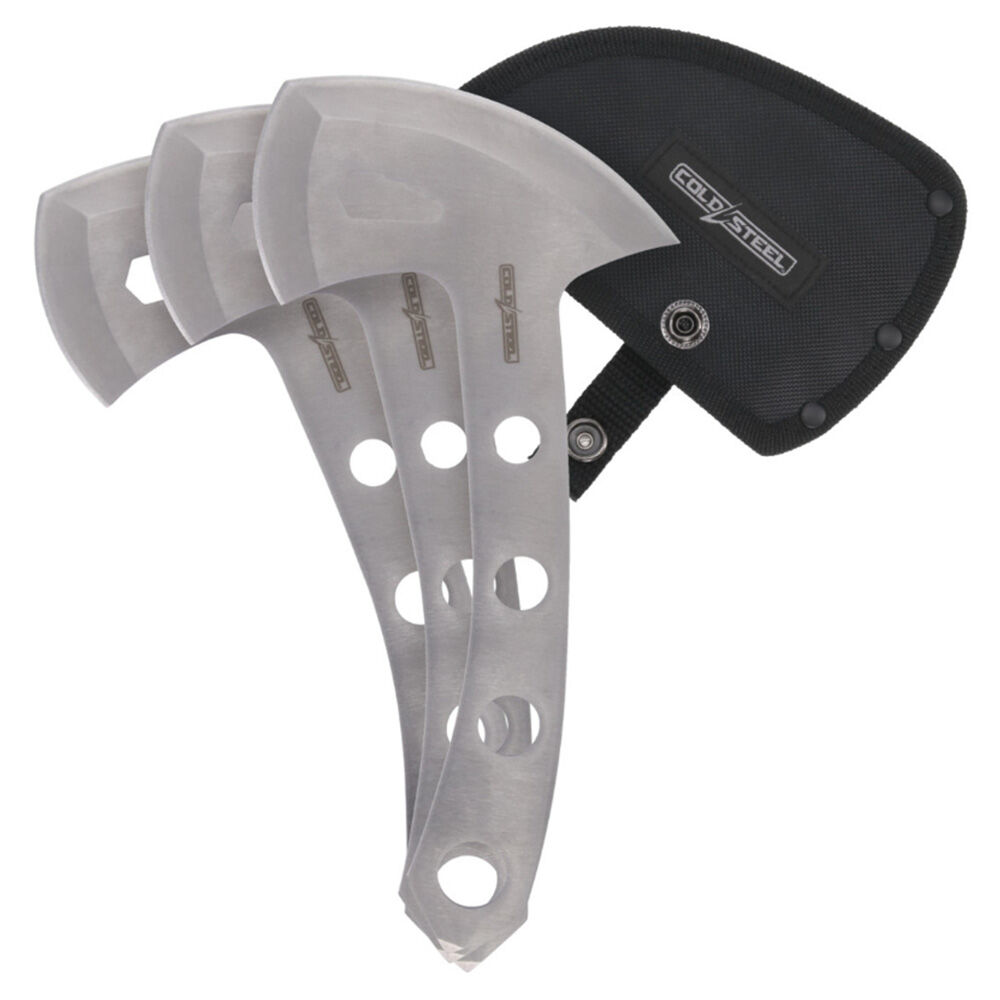 image of Throwing Axes with Sheath- 3 pk