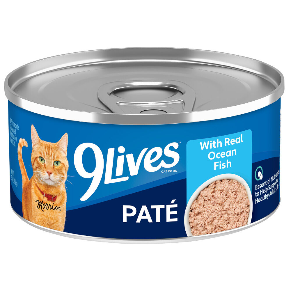 image of Wet Cat Food- Meaty Pate, Real Ocean Whitefish, 5.5 oz