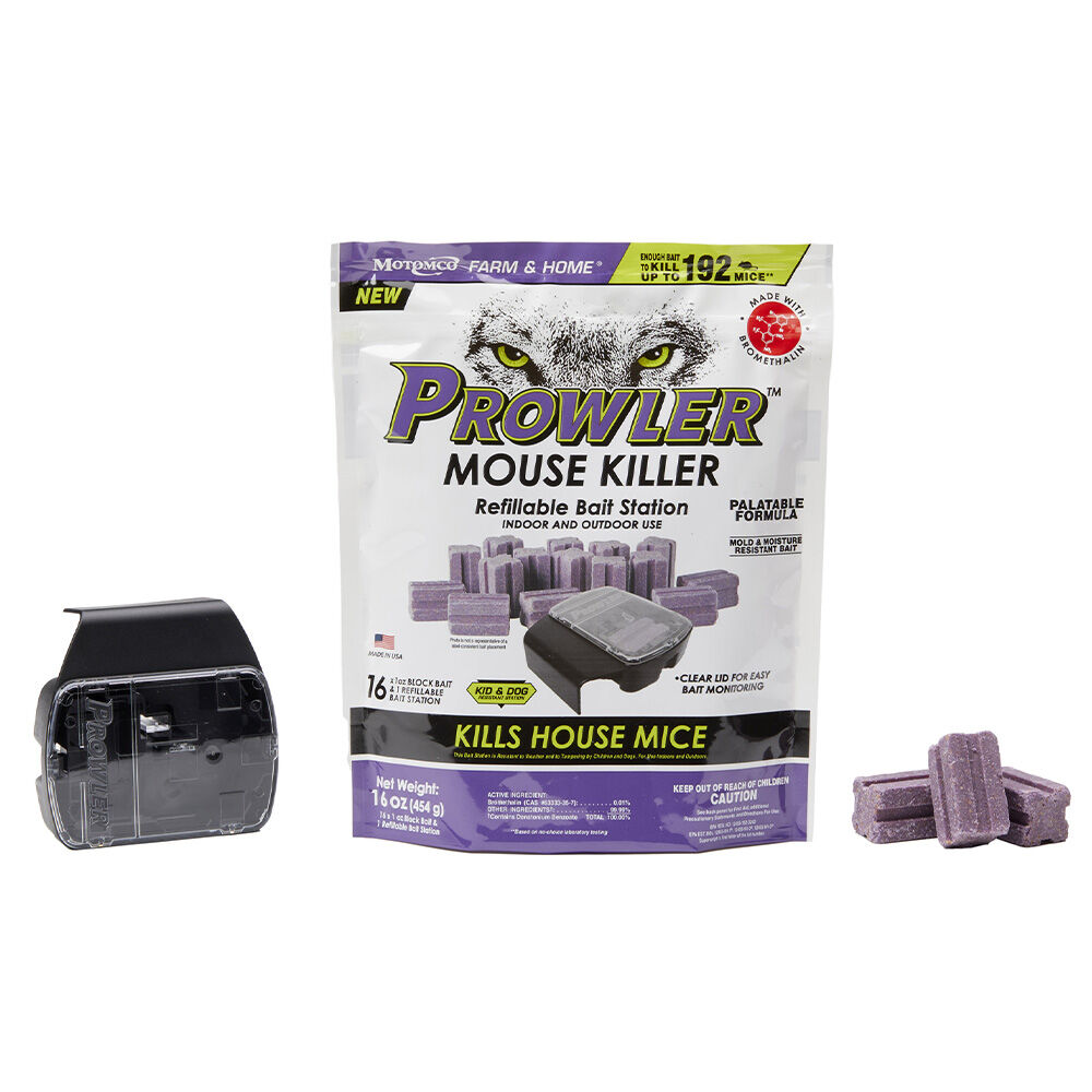 image of Mouse Killer Refillable Bait Station, 16 pk