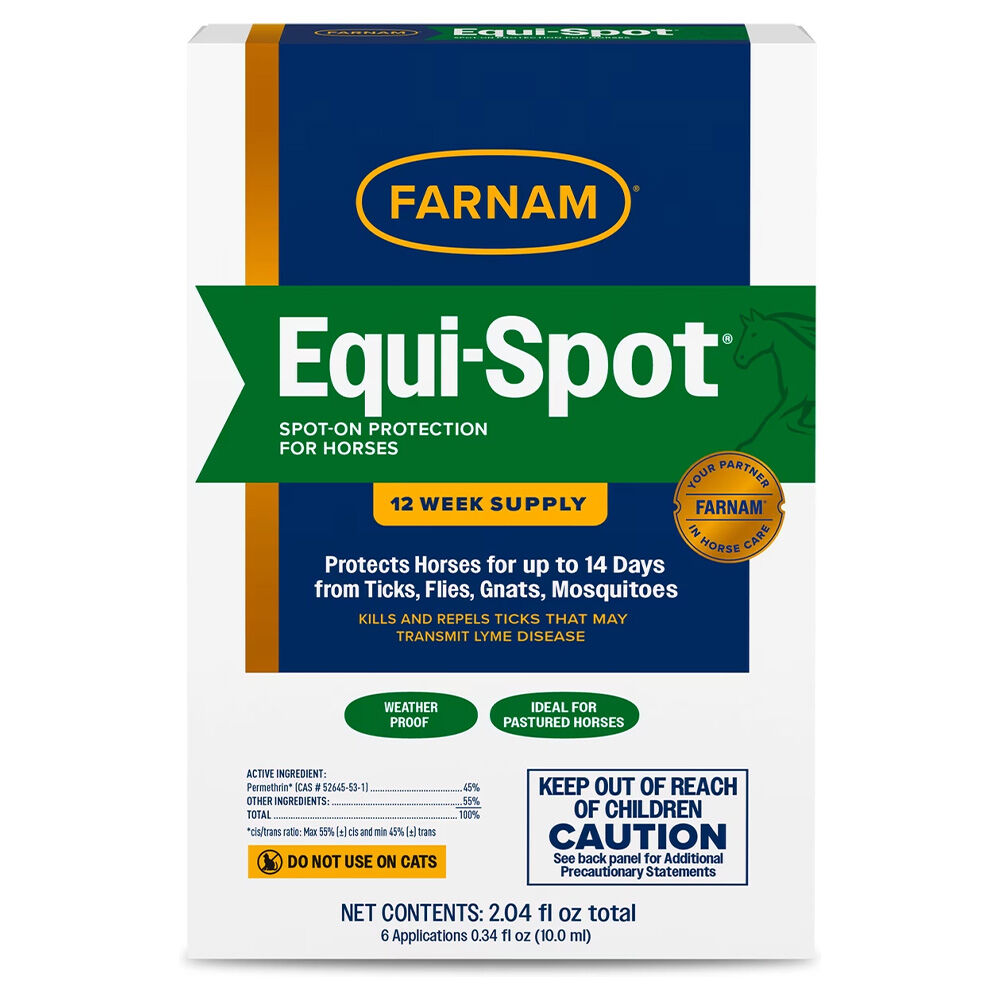 image of Equi-Spot Spot-on Fly Control for Horses, 3 pk