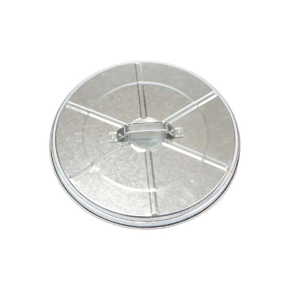 image of Galvanized Garbage Can Lid, 10 Gallon