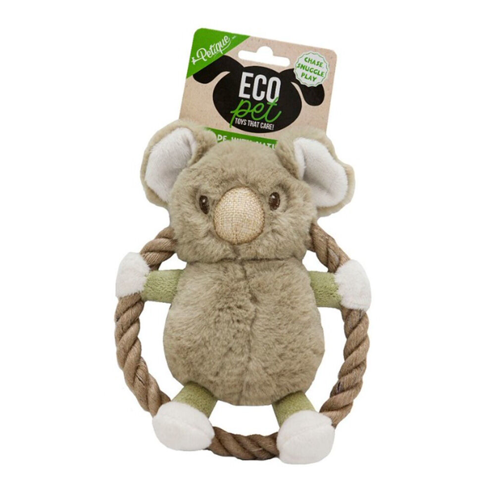 image of Eco Pet Koala Hula Rope Hemp Dog Toy
