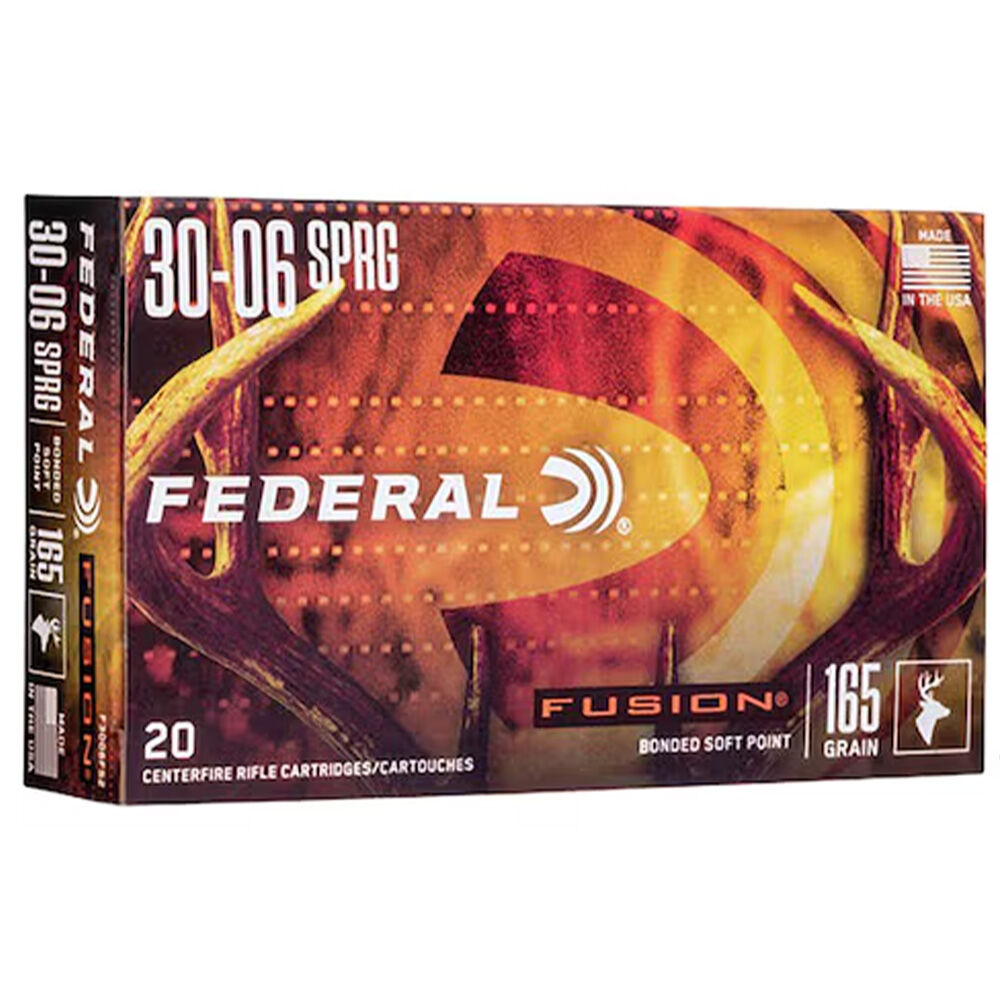 image of Fusion MSR 30-06 Springfield 165 Grain Rifle Ammunition, 20 rds