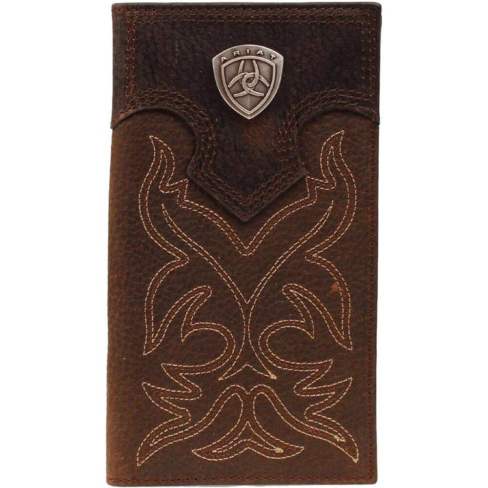 image of Men's Leather Boot Stich Rodeo Bi-Fold Wallet