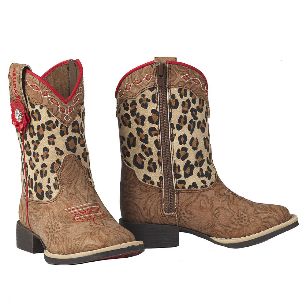 image of Girls' Tan Avery Western Boot