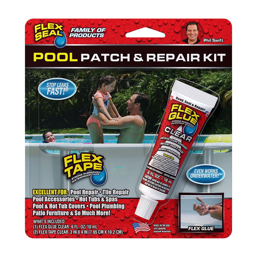 image of Mini Pool Patch And Repair Kit, Clear, 2 pk