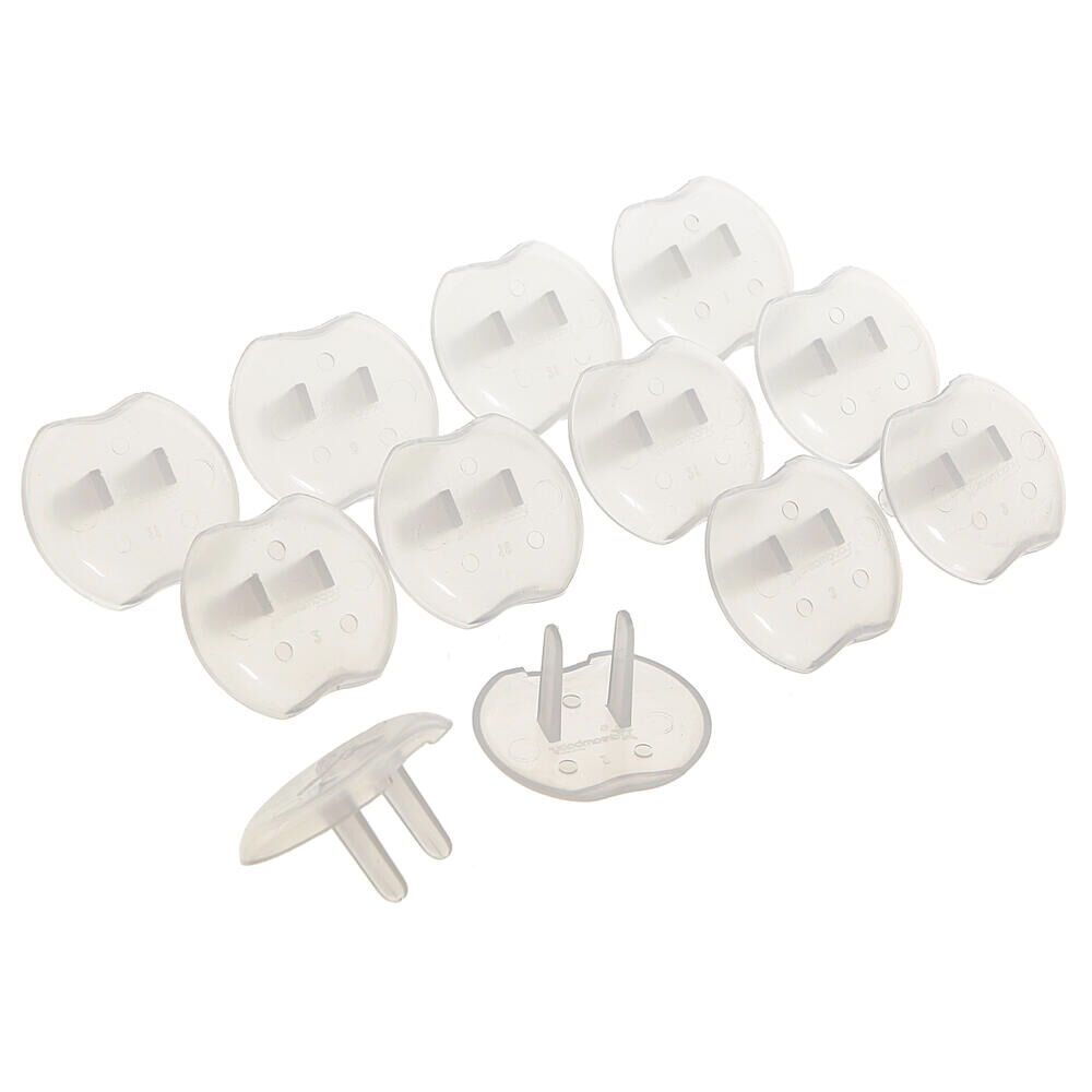 image of Plastic Baby Safety Outlet Plug Covers, 12 pk