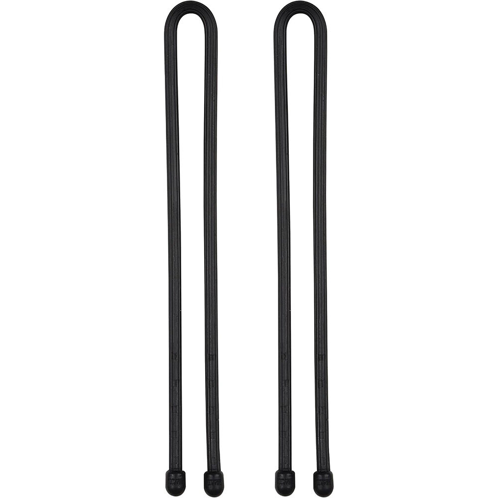 image of 12 in Reusable Rubber Twist Tie, Black, 2 pk