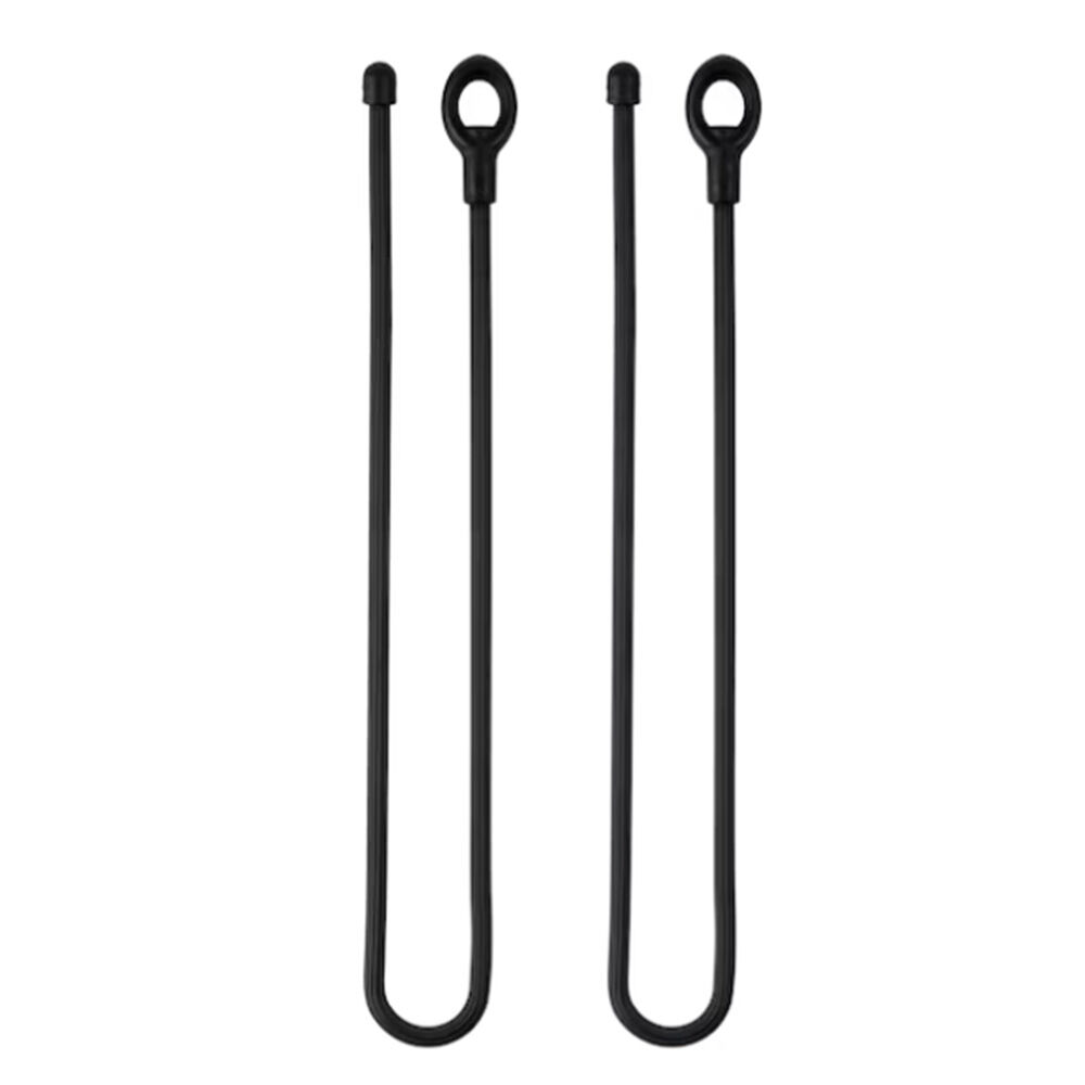 image of 24 in Reusable Rubber Sturdy Integrated Loop, Black, 2 pk