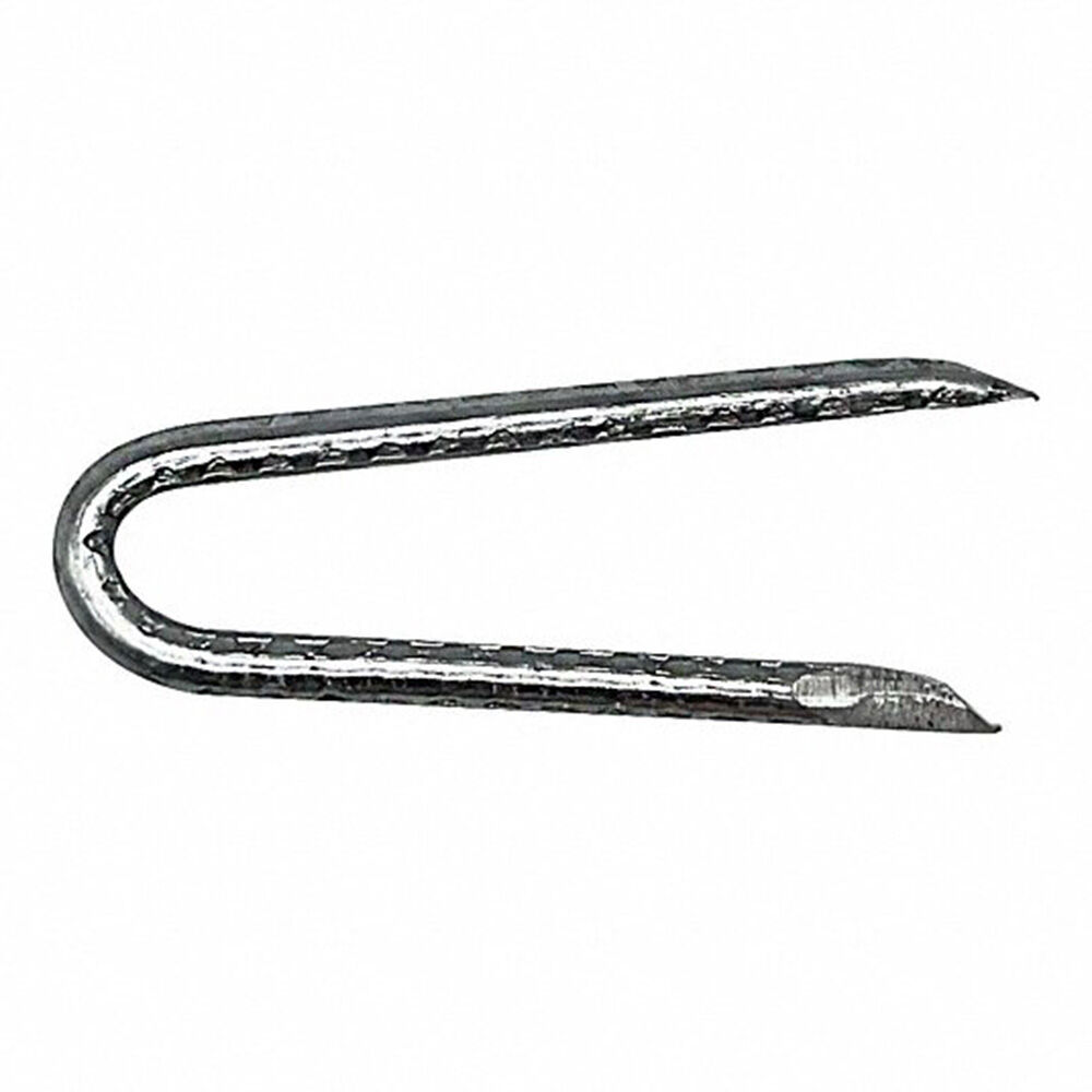 image of 1 3/4 in 9 Ga Hot Galvanized Fence Staples, 1 lb