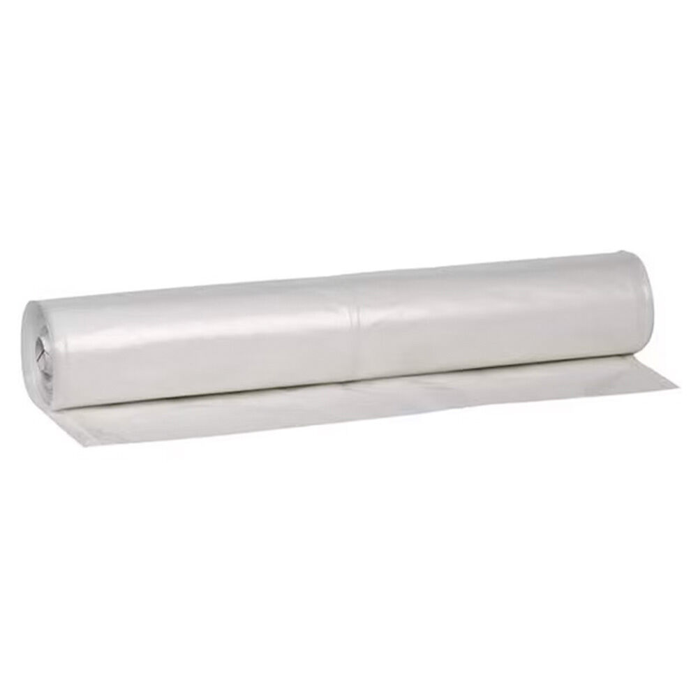 image of 4 mL Clear Plastic Sheeting, 10 ft x 25 ft