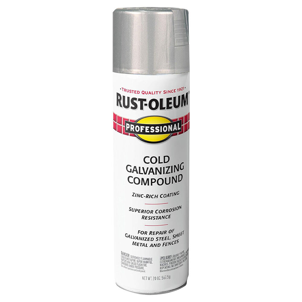 image of Professional Galvanizing Spray Paint, 20 oz, Gray