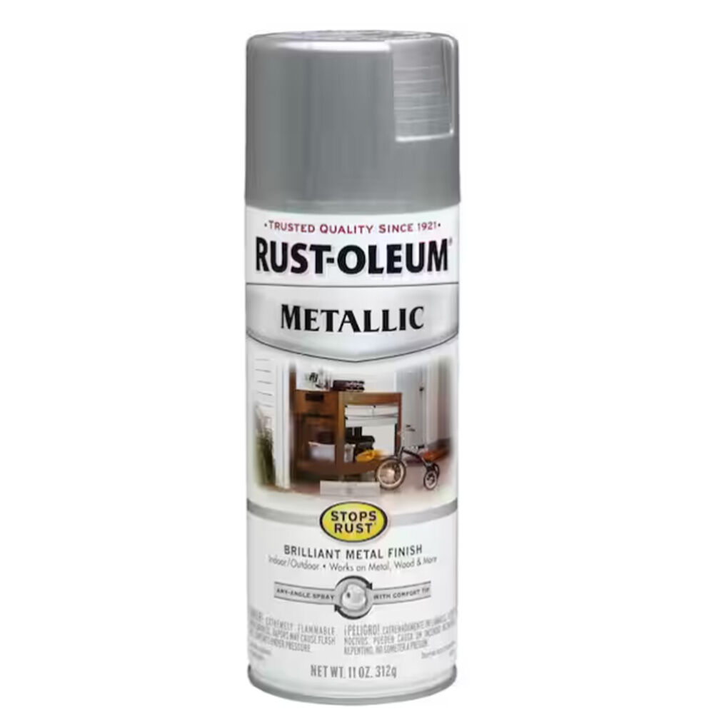 image of Stops Rust Metallic Spray Paint, 11 oz