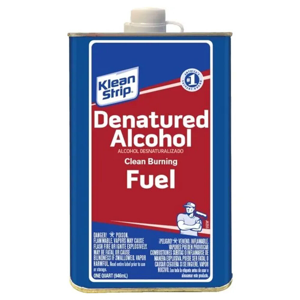 image of Denatured Alcohol Fuel and Cleaner, 32 fl oz