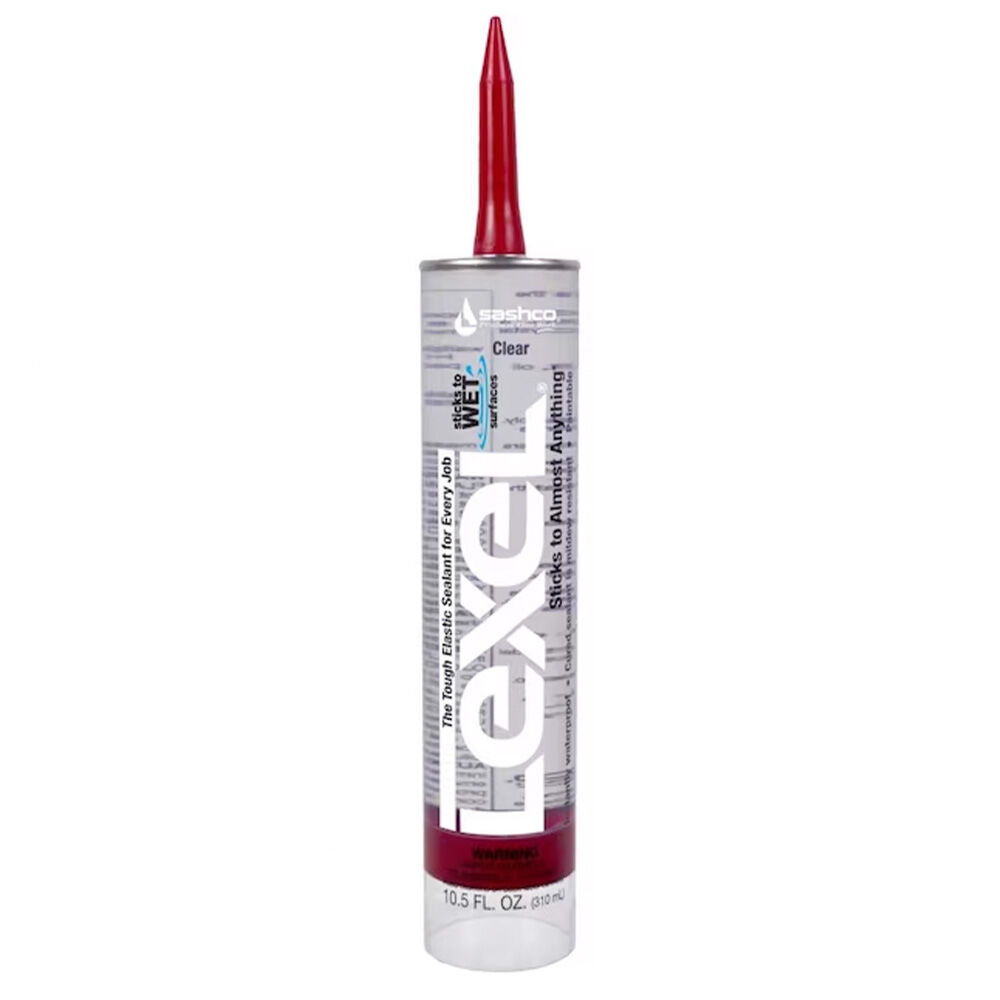 image of Lexel Clear Rubber Sealant, 10.5 oz