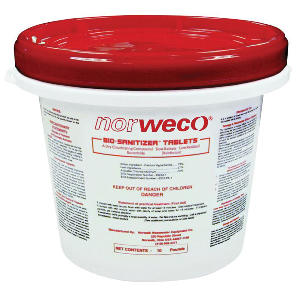 image of Bio-Sanitizer Disinfecting Tablets, 10 lbs