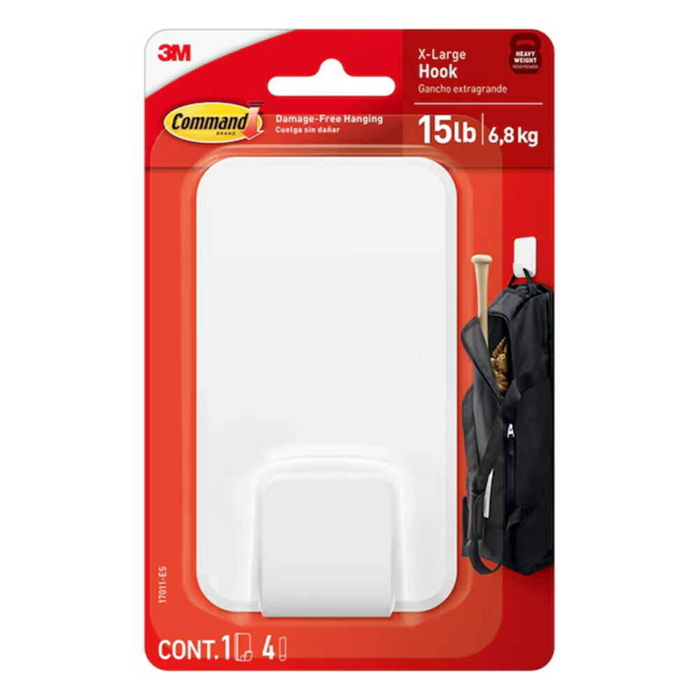 image of Command X-Large White Hook
