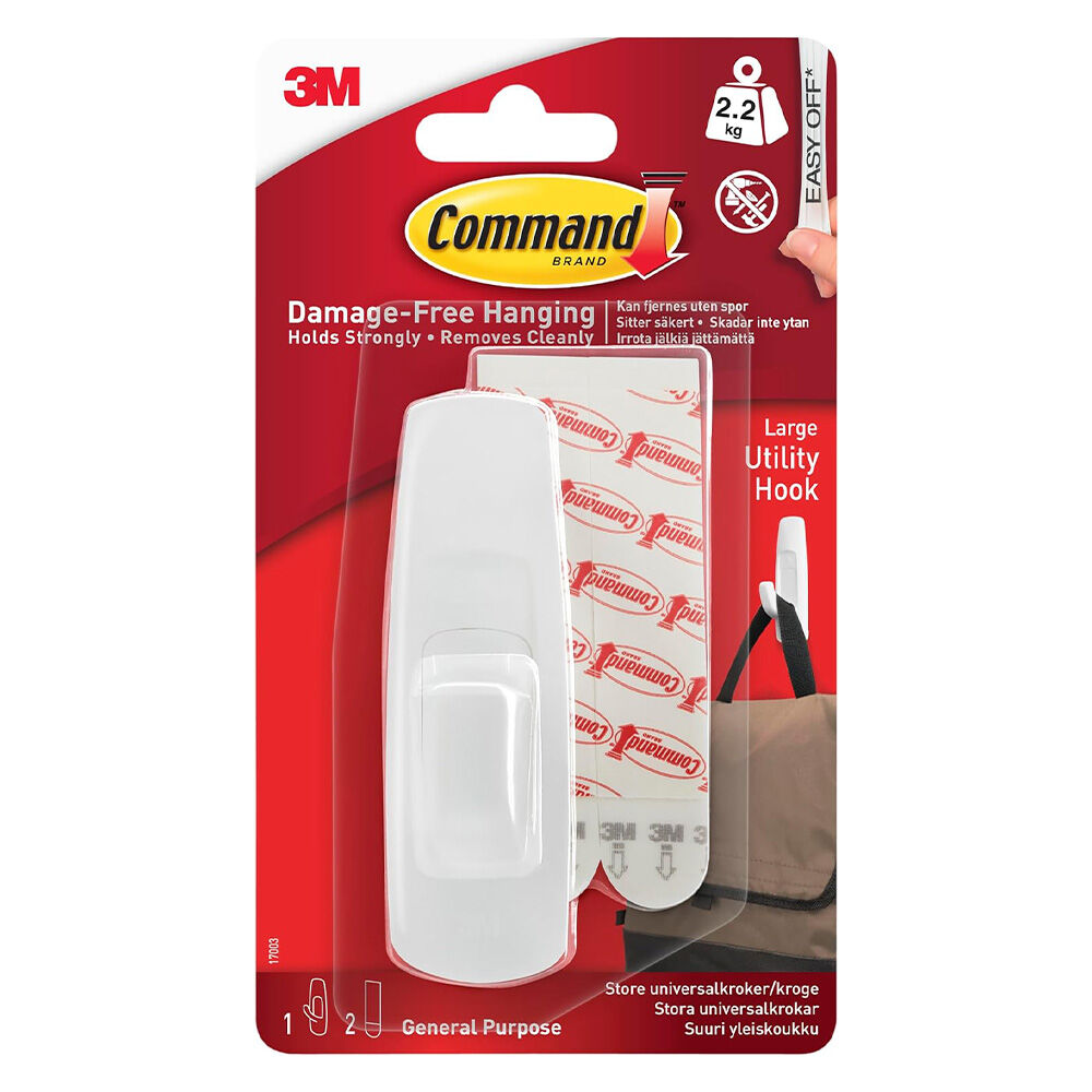 image of Command Large White Utility Hook