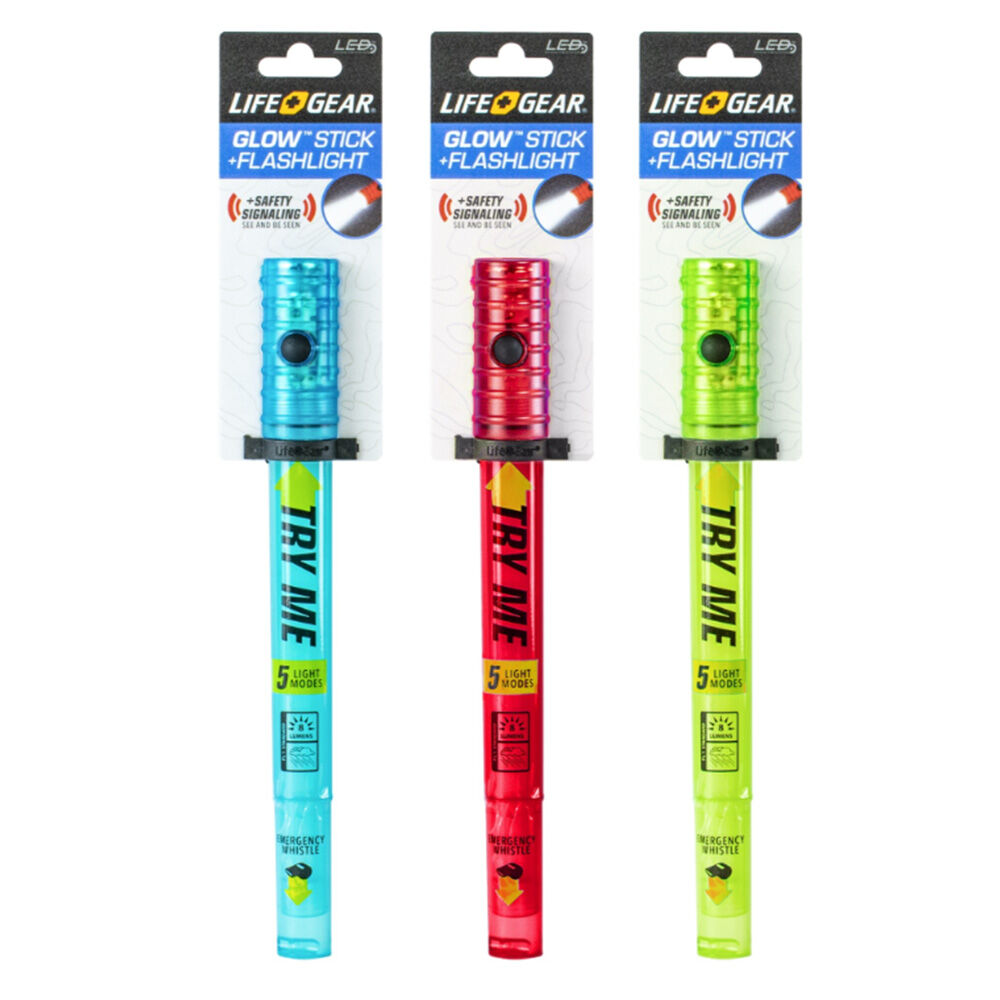 image of Assorted LED Glowstick and Flashlight, Colors May Vary