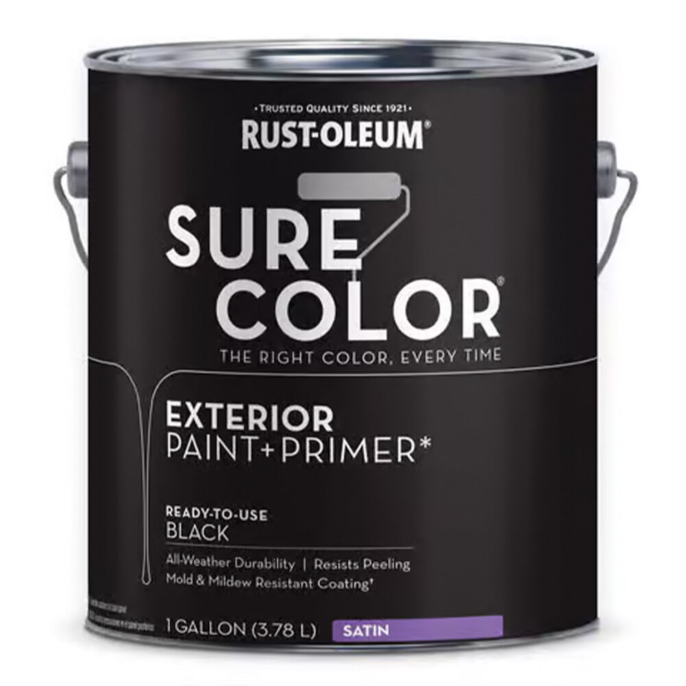 image of Sure Color Satin Exterior Paint + Primer, 1 gal