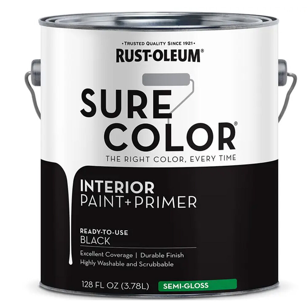 image of Sure Color Semi-Gloss Interior Paint + Primer, 1 gal