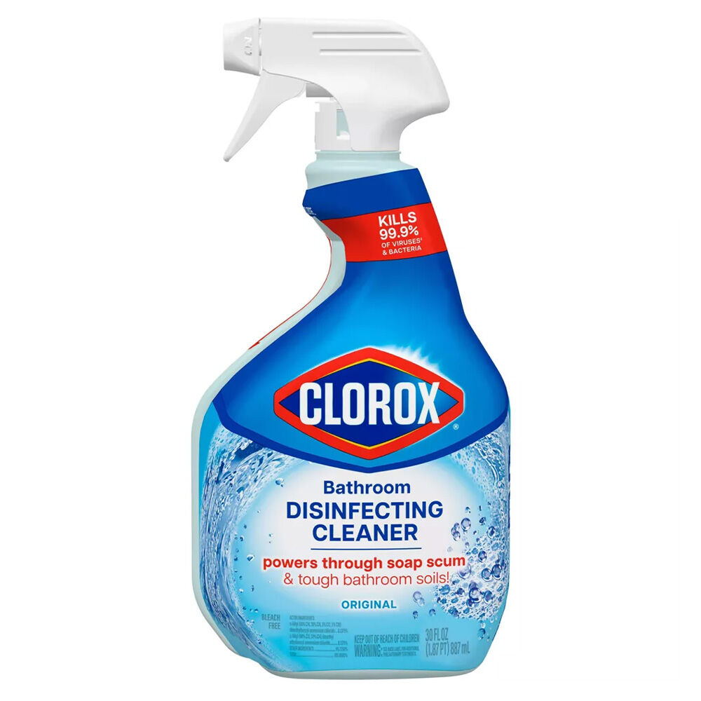 image of Bathroom Disinfecting Cleaner, 30 fl oz