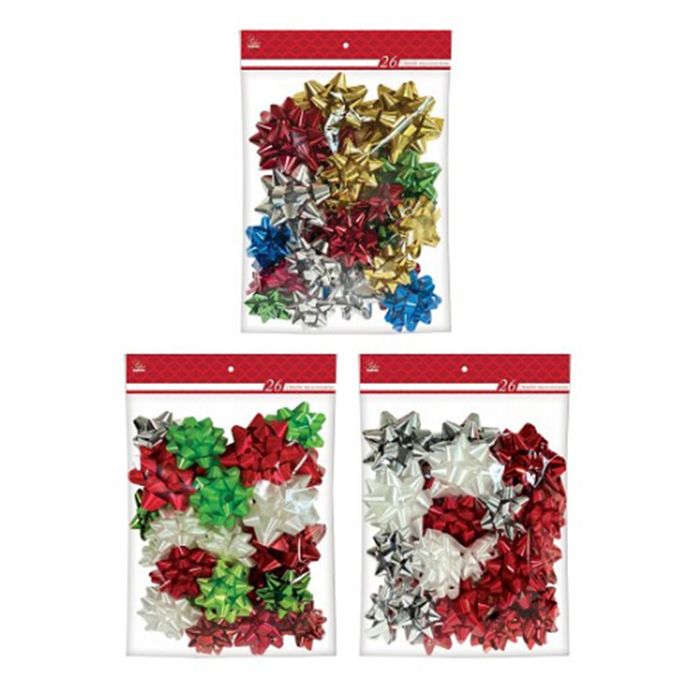 image of Assorted Premium Gift Bow, 3 in-5 in