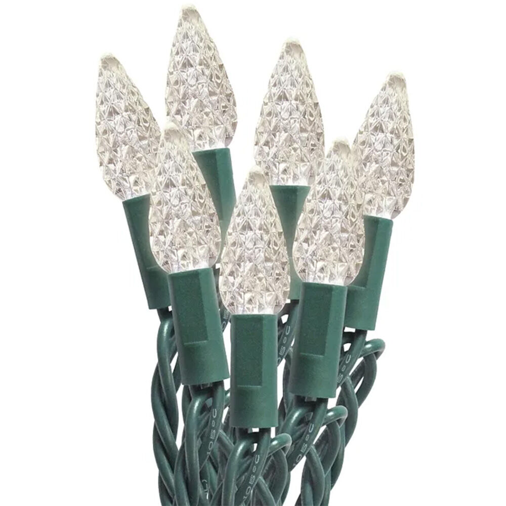 image of Christmas Light String, Warm White, 11 ft, 50 Lamp