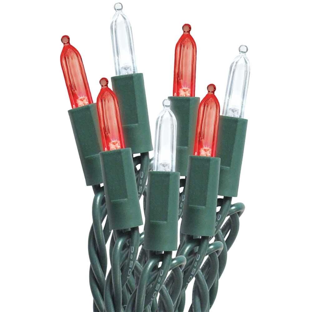 image of Christmas Light String, Candy Cane, 11 ft, 50 Lamp