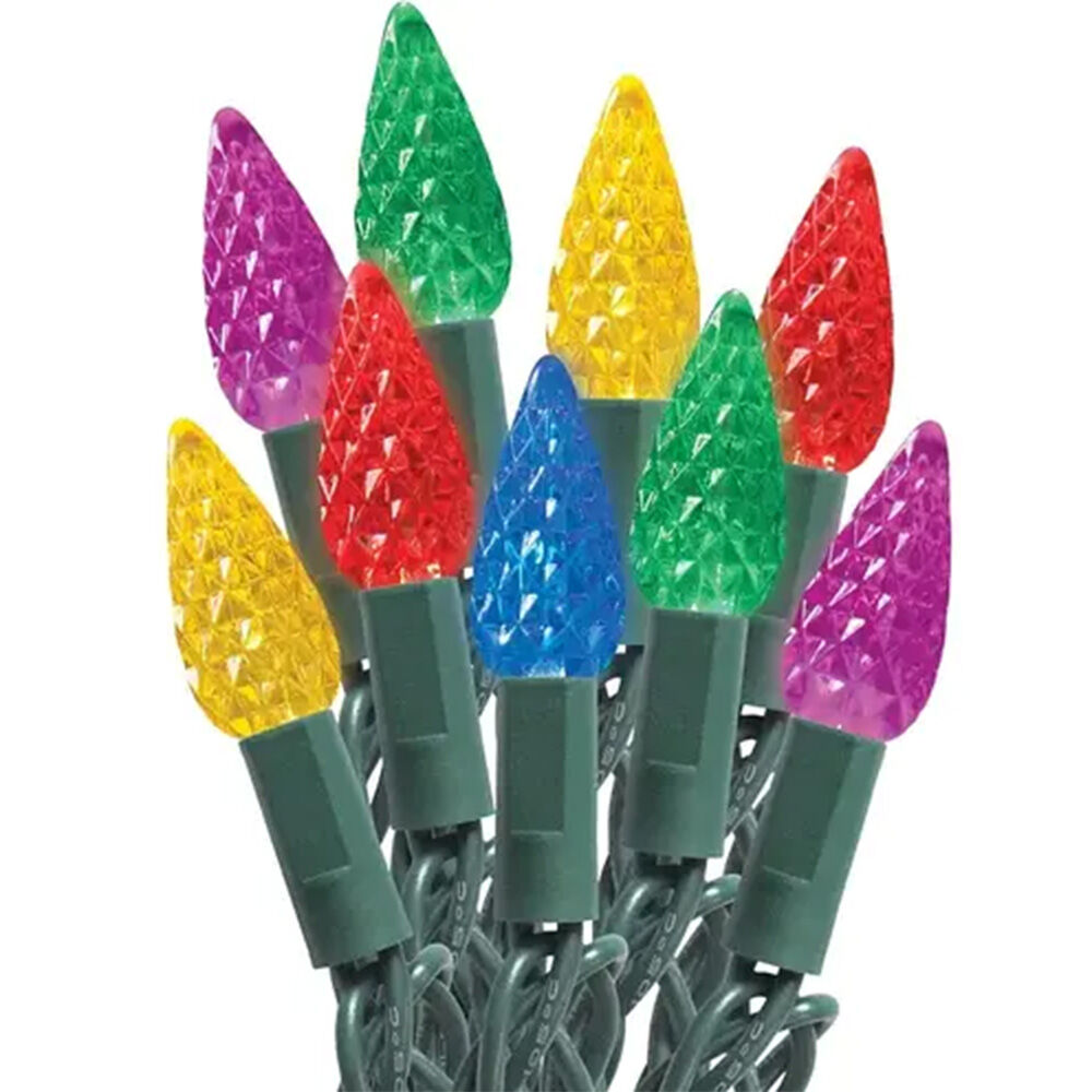 image of Christmas Light Spool, Multi, 60 ft, 100 Lamp