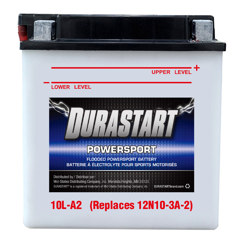 image of 12V Flooded Powersport Battery, 10L-A2