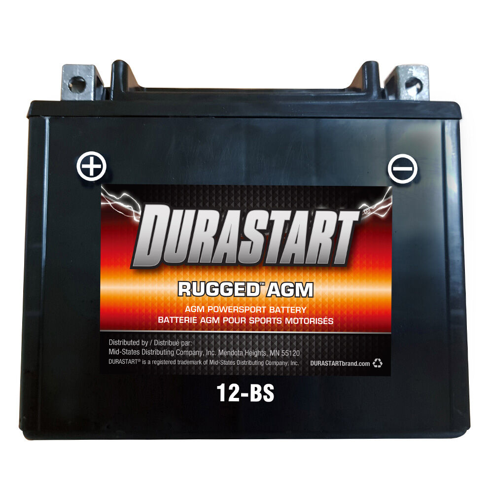 image of 12V Rugged AGM Powersport Battery, 12-BS