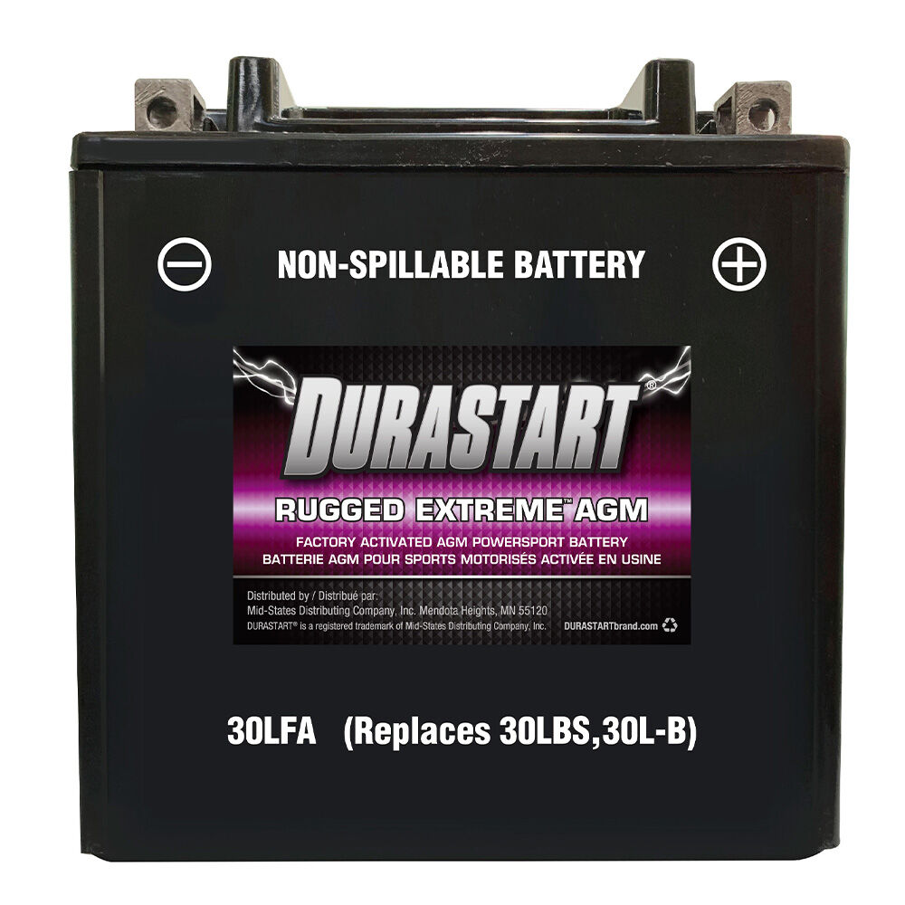 image of 12V Rugged Extreme AGM Powersport Battery, SC30LFA
