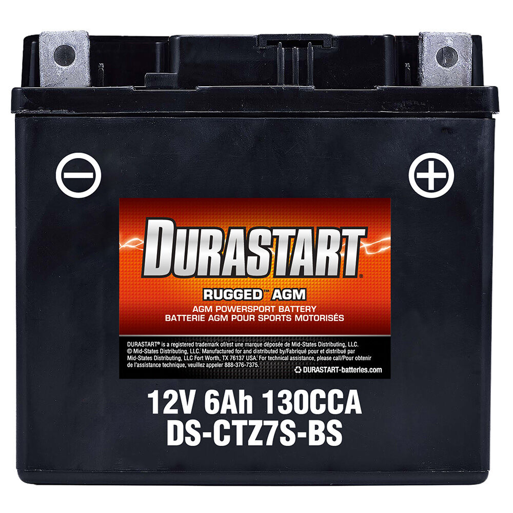 image of 12V Rugged AGM Powersport Battery, DS-CTZ7S-BS