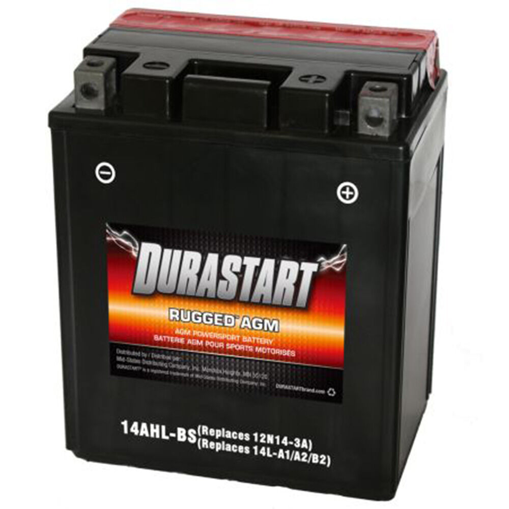 image of 12V Powersport Rugged UTV/Motorcycle Battery, 14AHL-BS